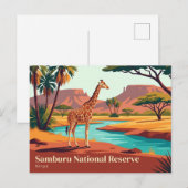 Samburu National Reserve Kenia Briefkaart (Voorkant / Achterkant)