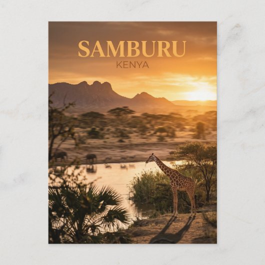 Samburu Reserve, Archer's Post, Samburu County Briefkaart (Voorkant)
