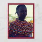 Samburu Tribal Woman Briefkaart (Voorkant)