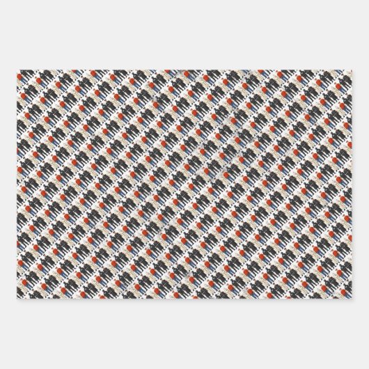 Same Different Costume Inpakpapier Vel (Voorkant 2)