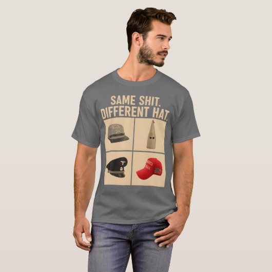 Same Different Hat For T-shirt (Voorkant volledig)