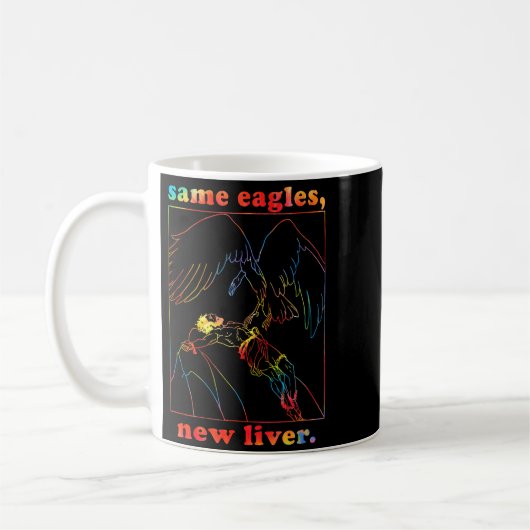Same Eagles New Liver Funny Apparel  Koffiemok (Links)