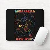 Same Eagles New Liver Funny Apparel  Muismat (Met muis)