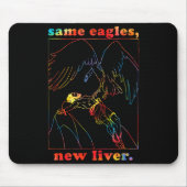Same Eagles New Liver Funny Apparel  Muismat (Voorkant)