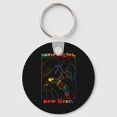 Same Eagles New Liver Funny Apparel Sleutelhanger (Voorkant)