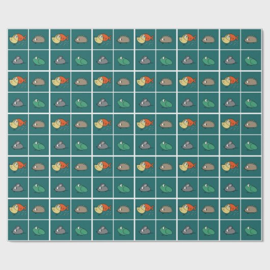 Same eyes, different shapes cadeaupapier (Vlak)