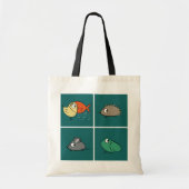 Same eyes, different shapes tote bag (Voorkant)