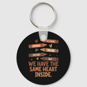 Same Heart Black History Month Afro-Amerikaans Wo Sleutelhanger