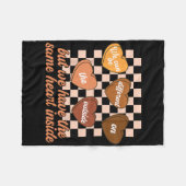 Same Heart Black History Month Geruite Candy Con Fleece Deken (Voorkant (Horizontaal))