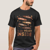 Same Heart Inside Black History Month African Afro T-shirt (Voorkant)