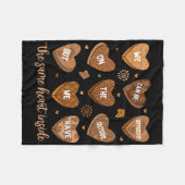 Same Heart Inside Black History Month Afrikaanse A Fleece Deken (Voorkant (Horizontaal))
