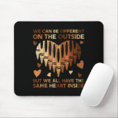 Same Heart Inside Black History Month Afrikaanse A Muismat (Met muis)