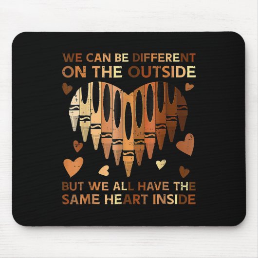 Same Heart Inside Black History Month Afrikaanse A Muismat (Voorkant)
