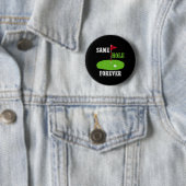 Same Hole Forever Bruidegom Afscheid Funny Golf  Ronde Button 5,7 Cm (In situ)