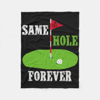 Same Hole Forever Bruidegom Bachelor Party Funny G Fleece Deken