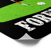 Same Hole Forever Bruidegom Bachelor Party Funny G Poster (Hoek)