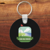 Same Hole Forever Funny Golf Bachelor Party Pre Tr Sleutelhanger (Voorkant)