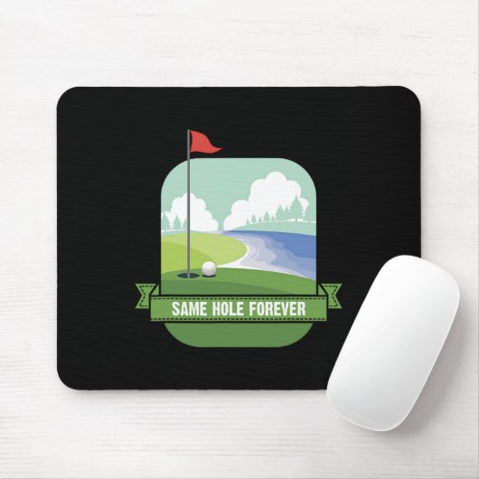 Same Hole Forever Grappig Golf Bachelor Party Pre  Muismat (Met muis)