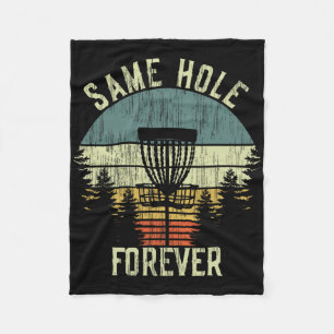 Same Hole Forever Grappige Disc Golf Bachelor Part Fleece Deken