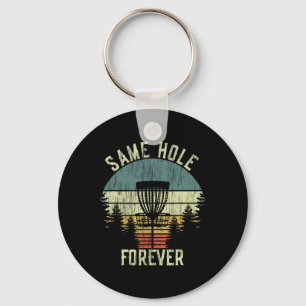 Same Hole Forever Grappige Disc Golf Bachelor Part Sleutelhanger