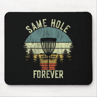 Same Hole Forever Grappige Discgolf Bachelor Party Muismat