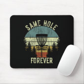Same Hole Forever Grappige Discgolf Chelor-feest Muismat (Met muis)