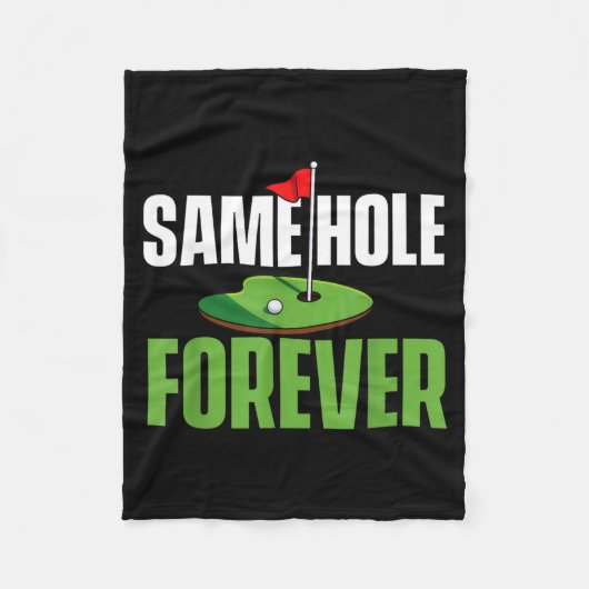 Same Hole Forever - vrijgezellenfeest bruidegom Fleece Deken (Voorkant)