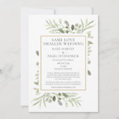 Same Love Micro Verkleinde Foto Bruiloft Kaart (Voorkant)