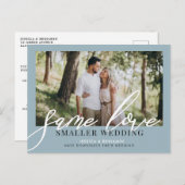 Same Love Smaller Wedding | Huwelijksupdate Aankondigingskaart (Voorkant / Achterkant)