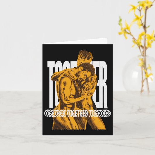 Samen 1 kaart (Gele Bloem)