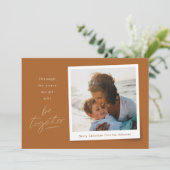 Samen 2021 Neutrale kerstkaart met foto's (Staand voorkant)