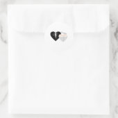 Samen 4 Ooit Novelty Bride & amp; Bruidegom Weddin Ronde Sticker (Tas)