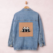 Samen, Altijd – Gelukkige Panda's Denim Jacket (Hangar)