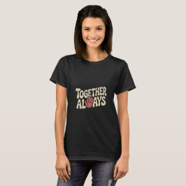 Samen Altijd Vintage Valentijn T-Shirt