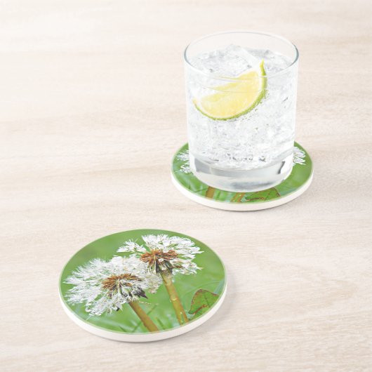 Samen. Altijd Zandsteen Onderzetter (Zijkant)