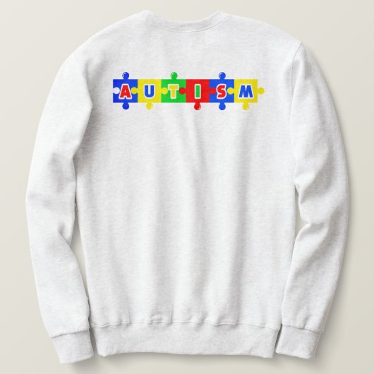Samen autisme trui (Design achterkant)