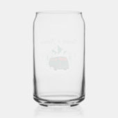 Samen avontuur sinds | Trouwmonogram Blikvorm Glas (Achterkant)