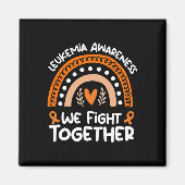 Samen bestrijden Leukemie Bewustzijn Leukemie Magneet (Voorkant)