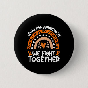 Samen bestrijden Leukemie Bewustzijn Leukemie Ronde Button 5,7 Cm