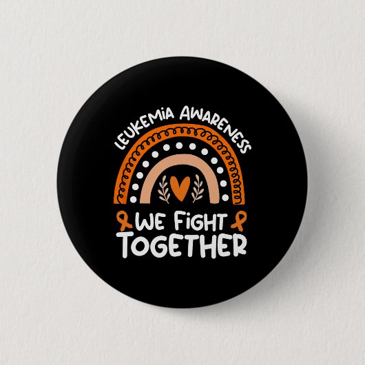 Samen bestrijden Leukemie Bewustzijn Leukemie Ronde Button 5,7 Cm (Voorkant)
