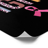 Samen bestrijden we borstkanker - roze rib poster (Hoek)