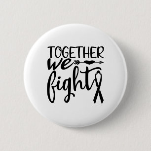 Samen bestrijden we het bewustzijn van overlevende ronde button 5,7 cm