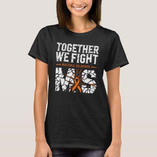 Samen bestrijden we MS T-shirt (Voorkant)