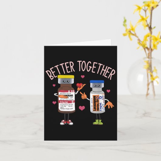 Samen beter Haldol Ativan Icu Nurse Valentijnse Kaart (Gele Bloem)