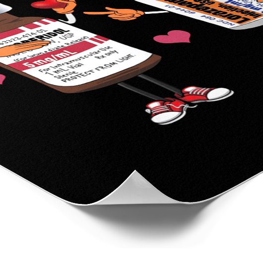 Samen beter Haldol Ativan Icu Nurse Valentijnse Poster (Hoek)