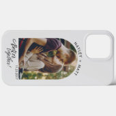 Samen Beter Script Save the Date Foto Maatwerk Case-Mate iPhone Case (Achterkant (horizontaal))