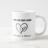 Samen beter Valentijnsdagen Grote Koffiekop (Rechts)