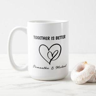 Samen beter Valentijnsdagen Koffiemok