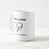 Samen beter Valentijnsdagen Koffiemok (Voorkant links)