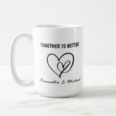 Samen beter Valentijnsdagen Koffiemok (Links)